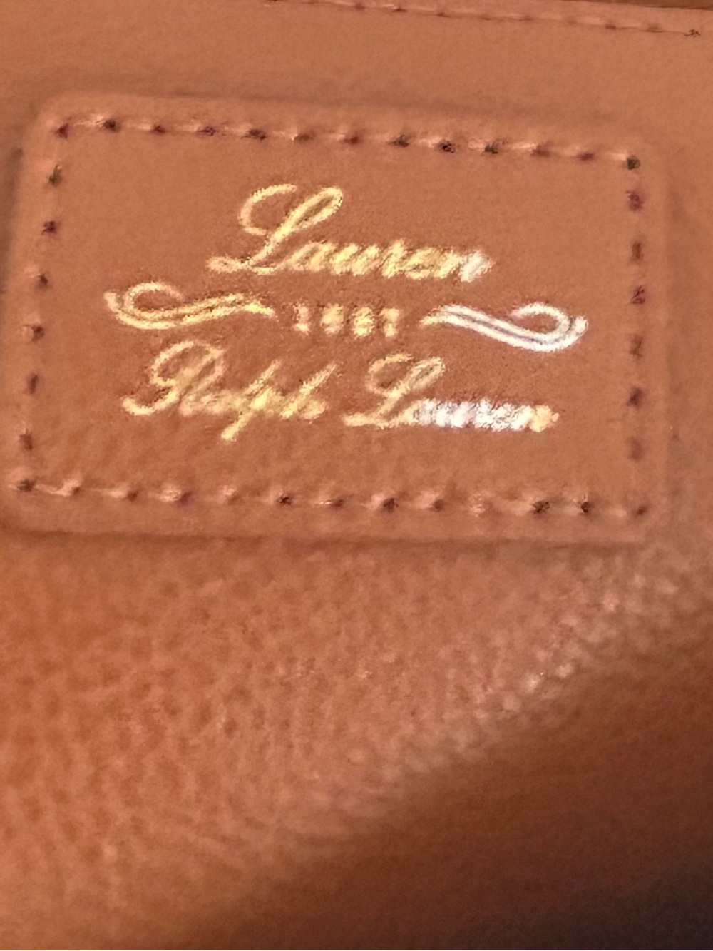 Ralph Lauren Chestnut Brown Leather Drawstring Bucket Shoulder Bag - Picture 7 of 11